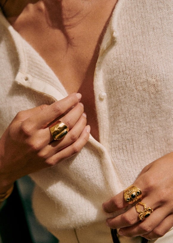 Cozy Knit Cardigan With Crew Neck And Pearl Buttons - New Family Finds