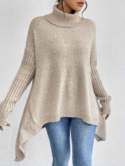 Oversized Turtleneck Sweater For Cozy Everyday Layering