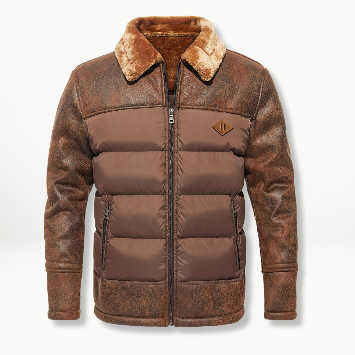 Flemming Men's Winter Jacket Brown