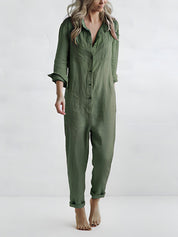 Kaya All-in-One Jumpsuit - Stylish and Versatile Pantsuit Green
