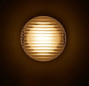 Contemporary Round Wall Sconce - Cristallin