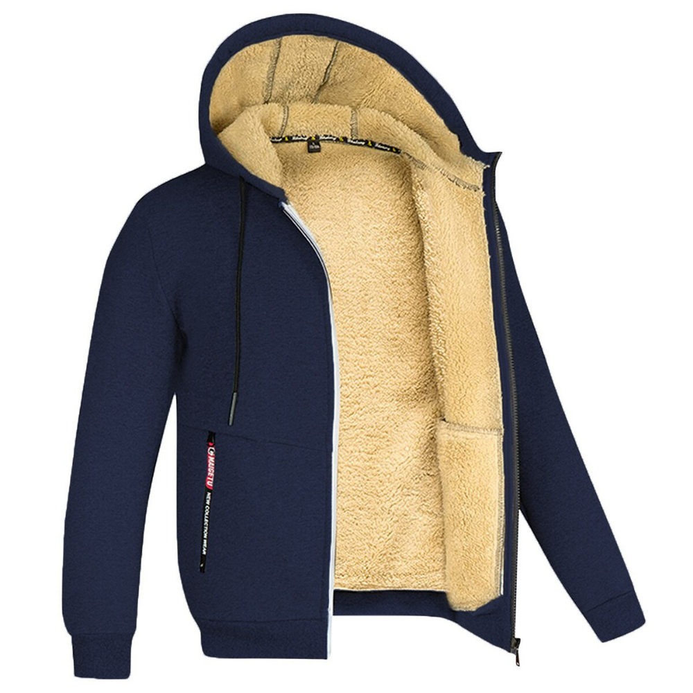 Kristoffer - Cozy and Warm Men's Jacket Navy Blue