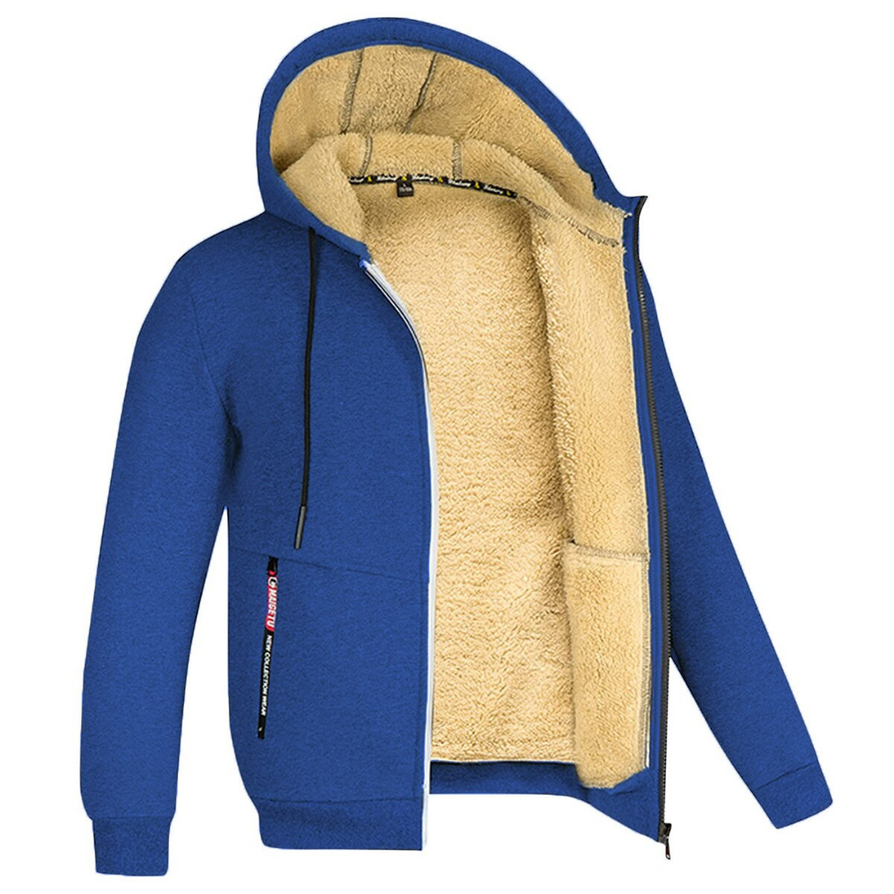 Kristoffer - Cozy and Warm Men's Jacket Dark Blue