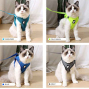 Anti-Strike Cat Harness - Sandwich Mesh Walker for All Cats