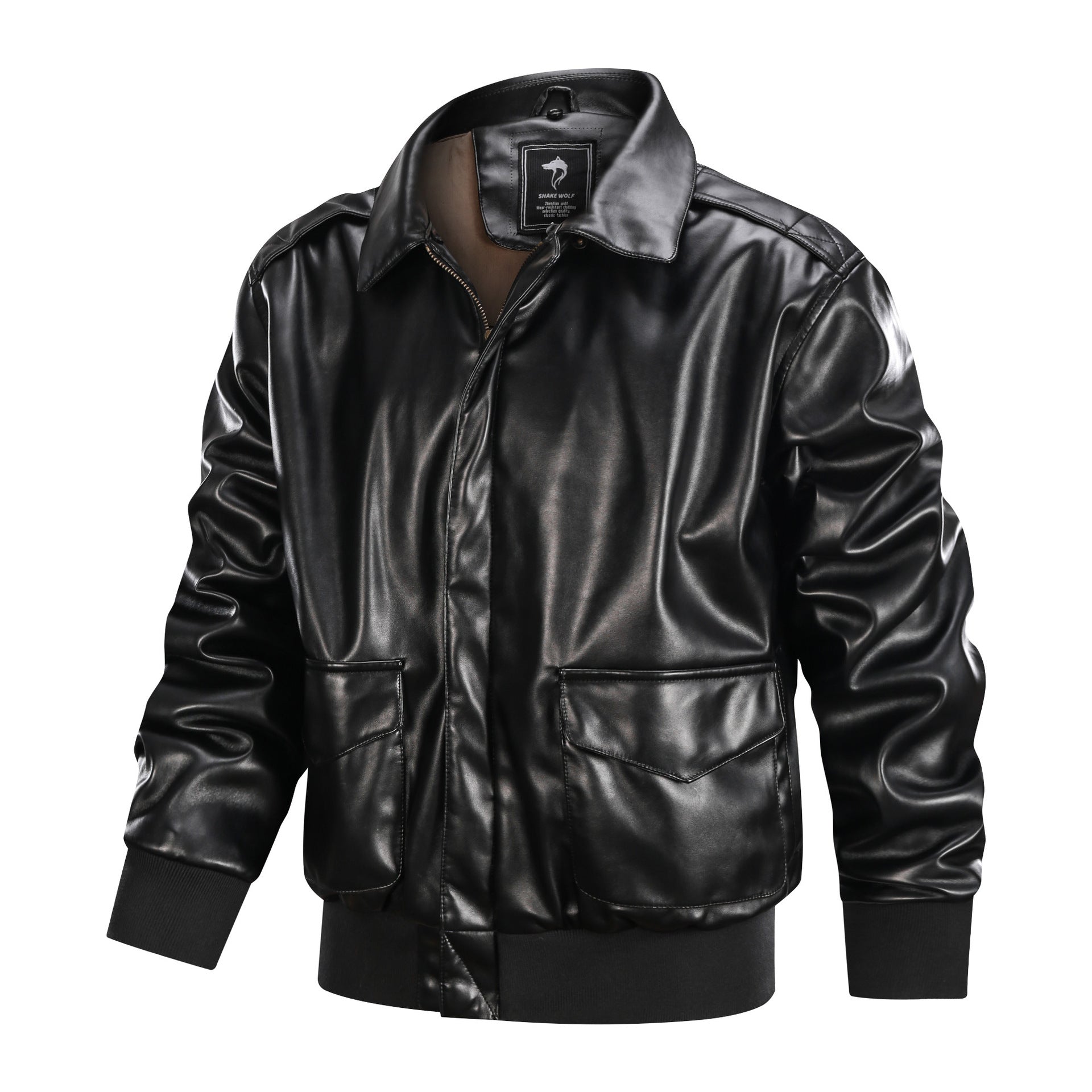 Classic Bowen Leather Jacket Brown