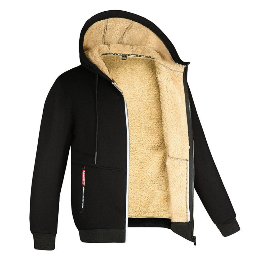 Kristoffer - Cozy and Warm Men's Jacket Black