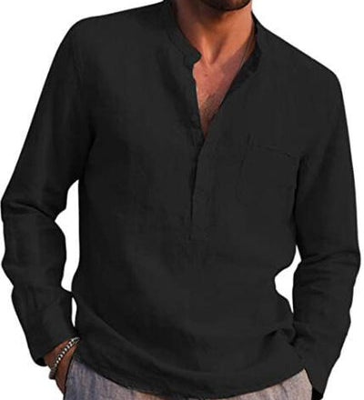 Gunther V-Neck Long Sleeve Shirt - New Family Finds