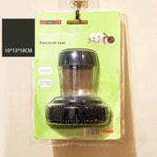 Kitchen Palm Brush – Push-Type Soap Dispenser Scrubber & Cleaner A Plastic packing