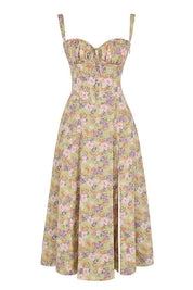 Kiana Corset Midi Dress for Elegant Style and Comfort