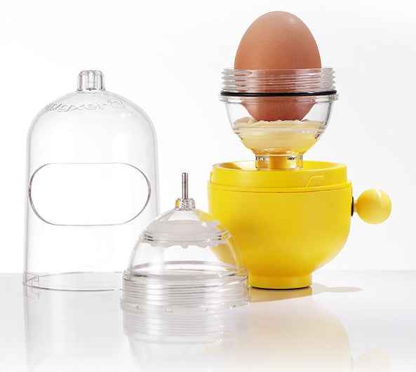 Egg Dispenser Kitchen Tool – Magic Manual Golden Shaker