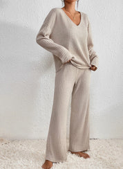 Evangeline Cozy Lounge Set - Stylish Two-Piece Comfort for Every Day