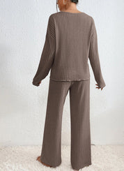 Evangeline Cozy Lounge Set - Stylish Two-Piece Comfort for Every Day