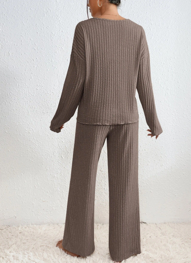 Evangeline Cozy Lounge Set - Stylish Two-Piece Comfort for Every Day