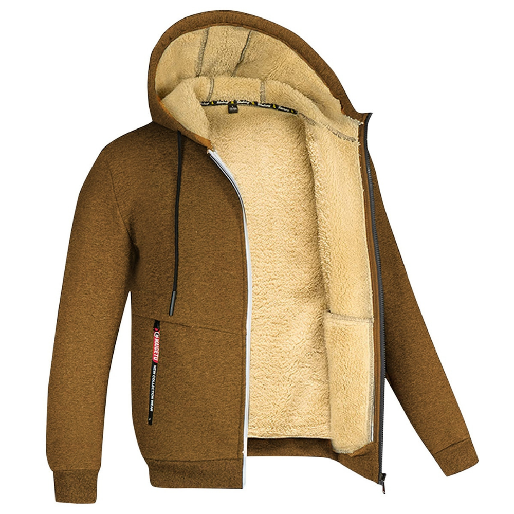 Kristoffer - Cozy and Warm Men's Jacket Brown