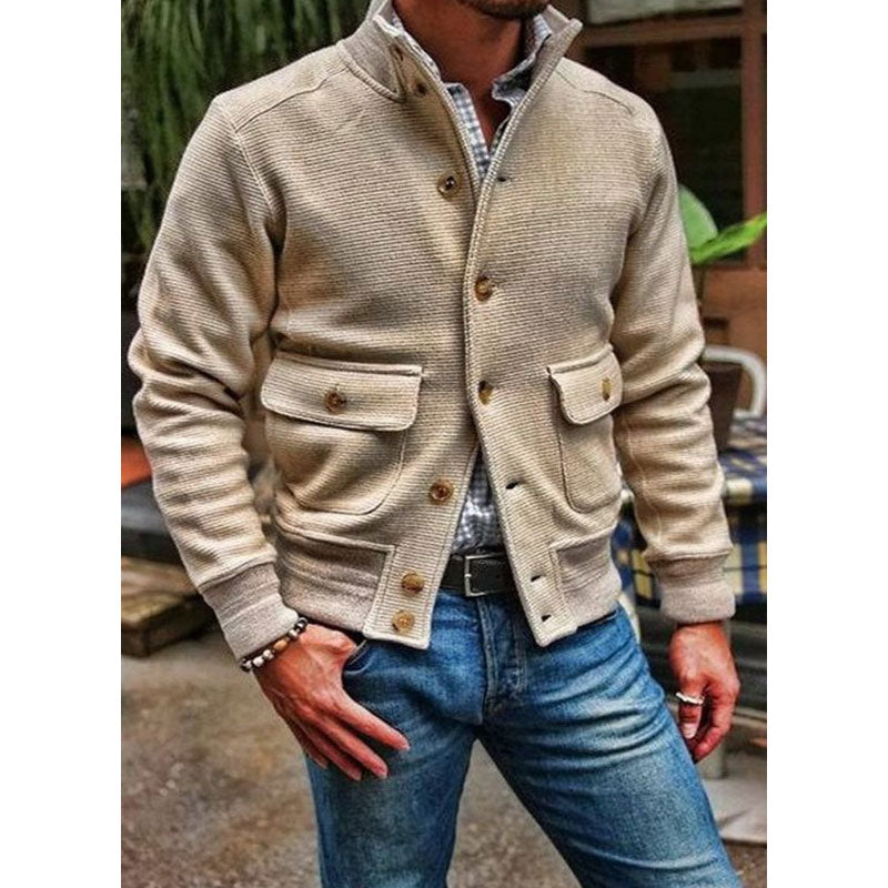 Nils - Stylish Stand-Up Collar Jacket