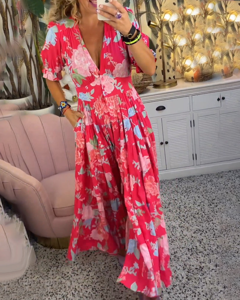 Anni Floral A-Line Dress" can be rephrased as "Anni Floral Print A-Line Dress.