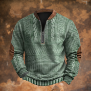 VAELITHYN – KNITTED SWEATER WITH ZIP DETAIL