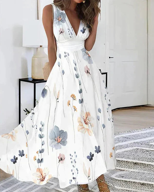 Romy Sleeveless Floral Dress