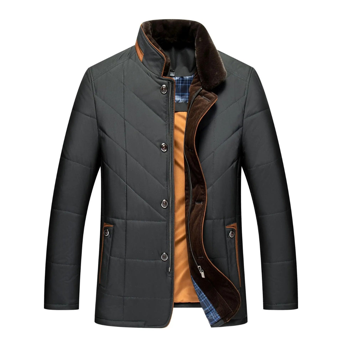 Jesper Men's Winter Jacket Black