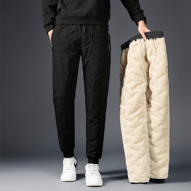 Anders Fleecegefütterte Hose Black