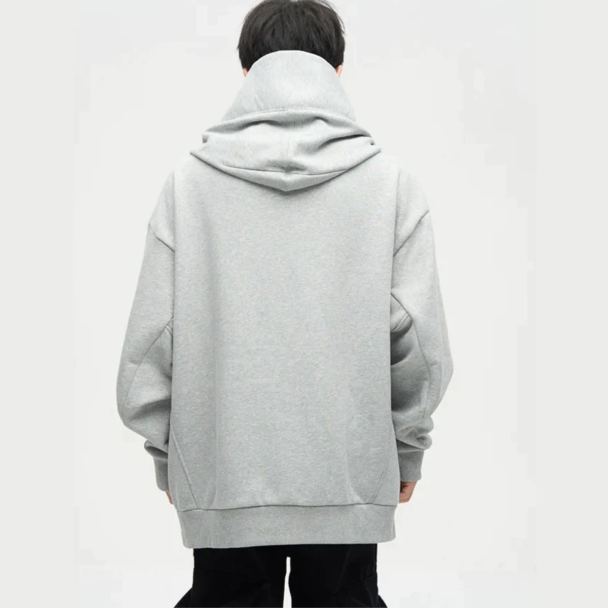 Uffe Double Neckline Ninja Hoodie - Stylish and Versatile Comfort