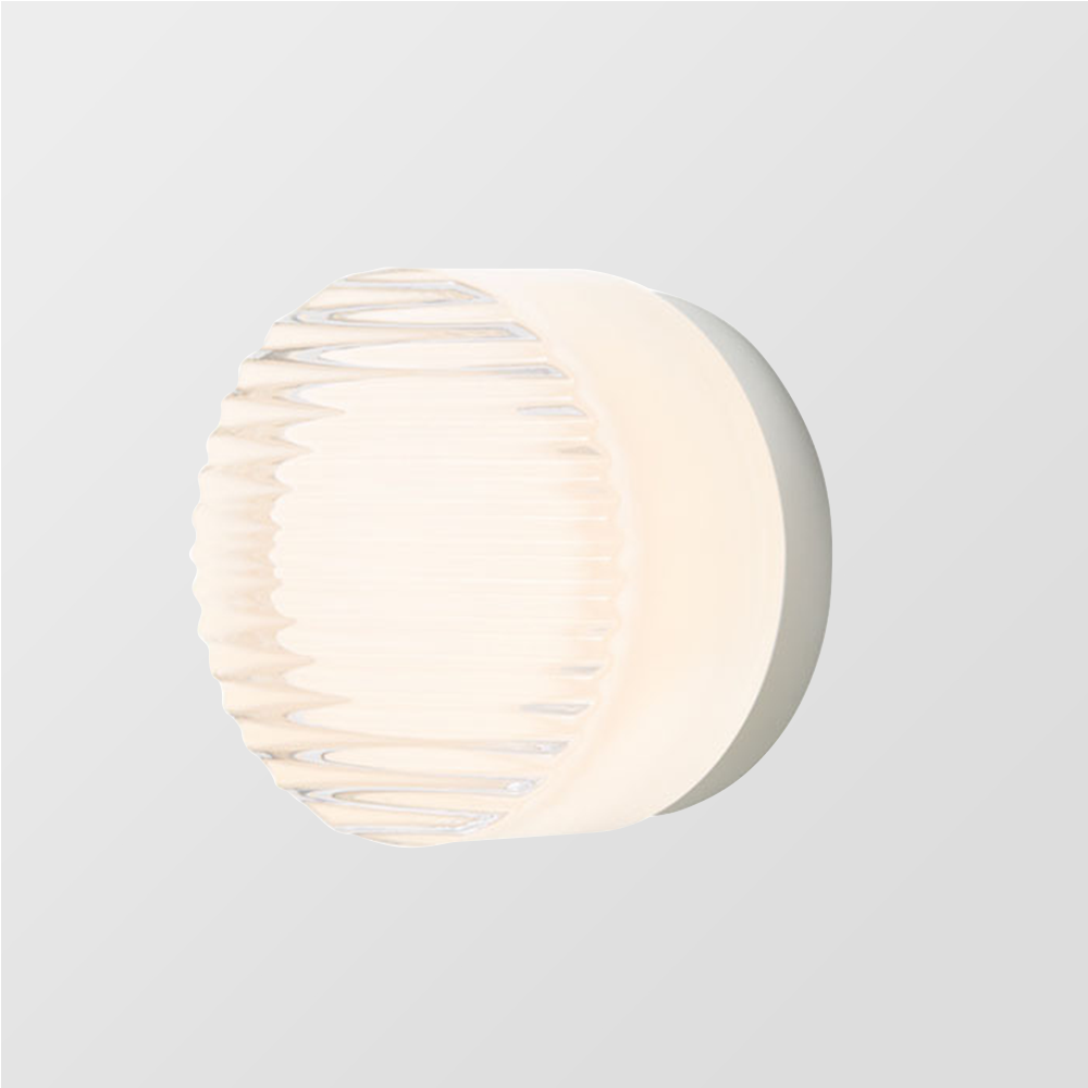 Contemporary Round Wall Sconce - Cristallin