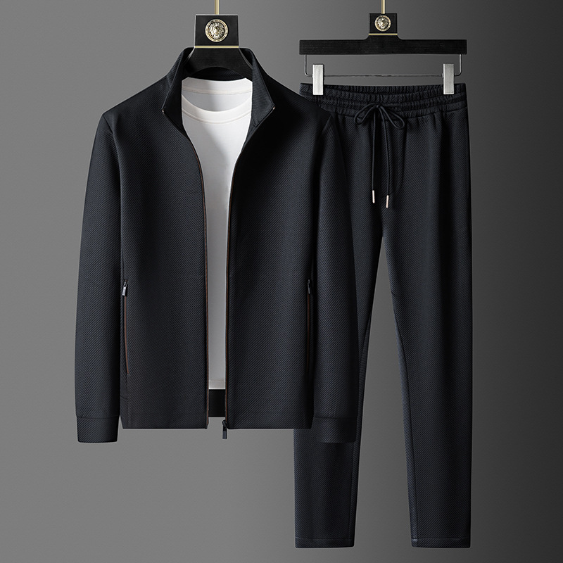 Peeta Athletic Tracksuit Set Black