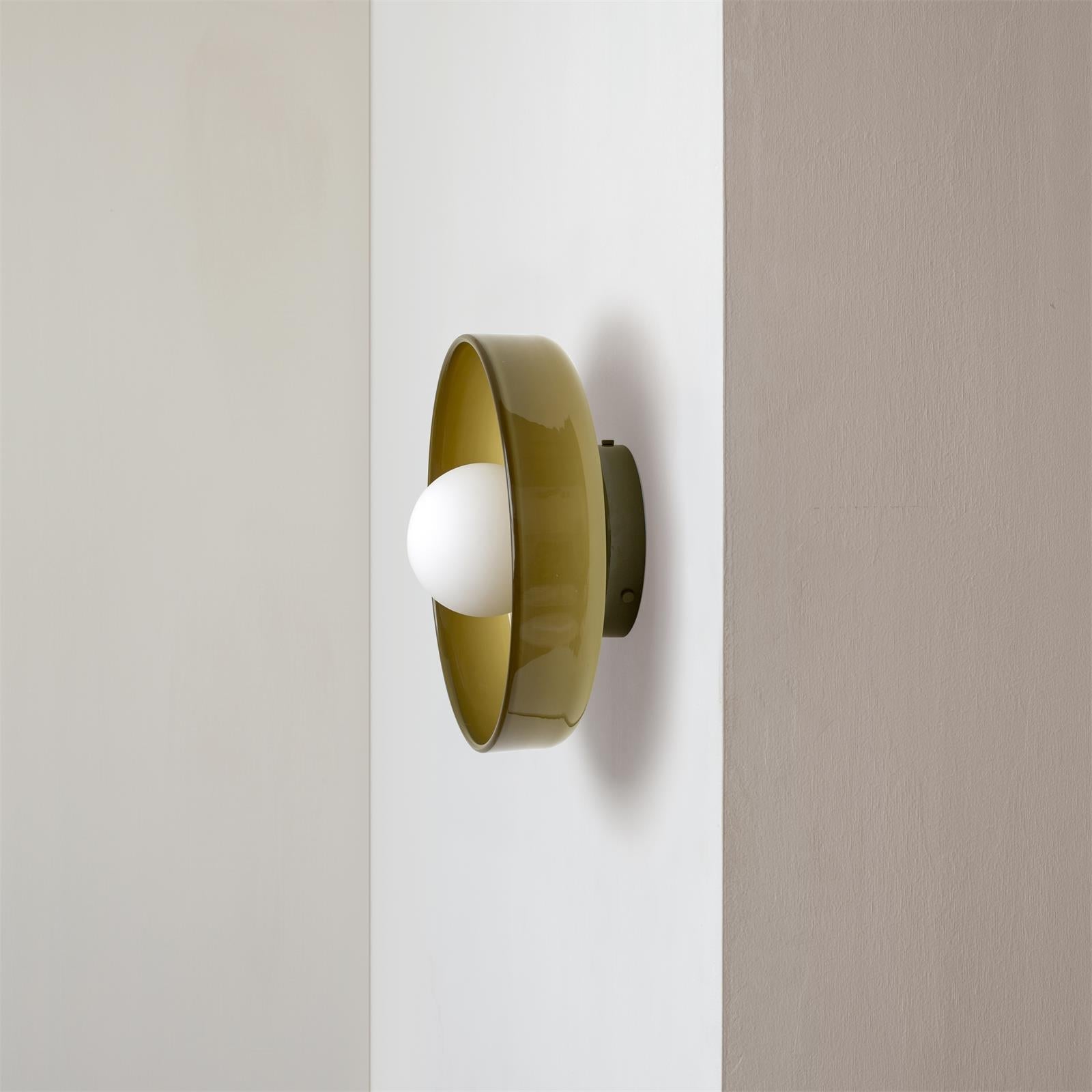 CircleLight Modern Ceiling Light Olive Green