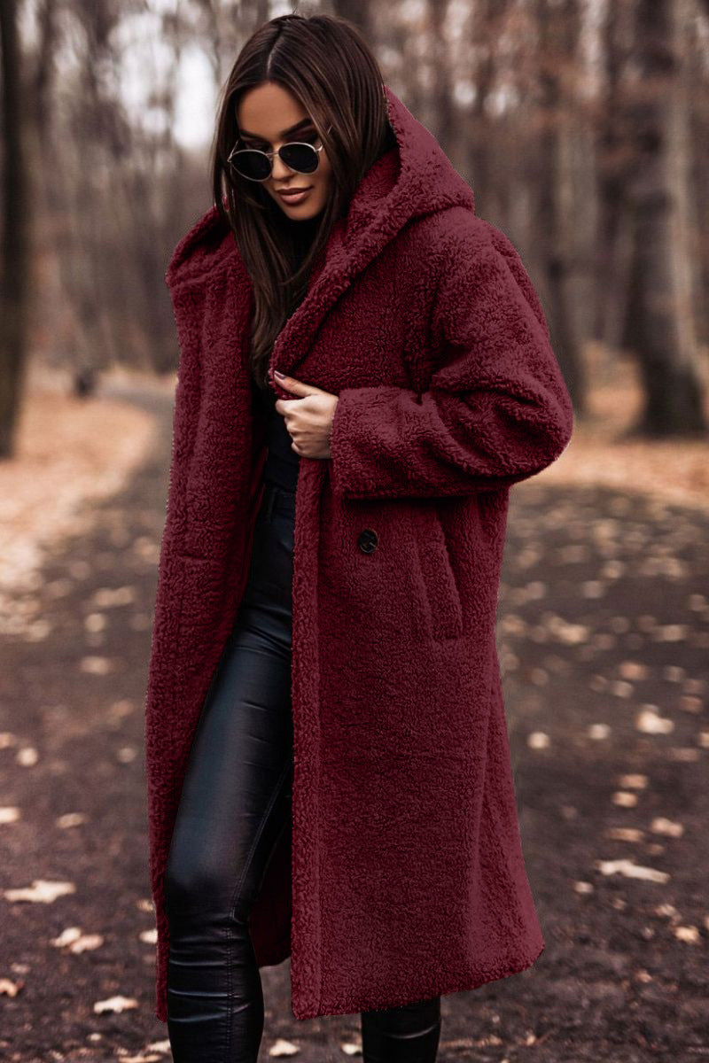 Madison - Hooded Winter Coat Red