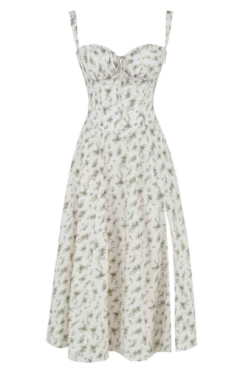 Kiana Corset Midi Dress for Elegant Style and Comfort