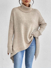 Oversized Turtleneck Sweater For Cozy Everyday Layering
