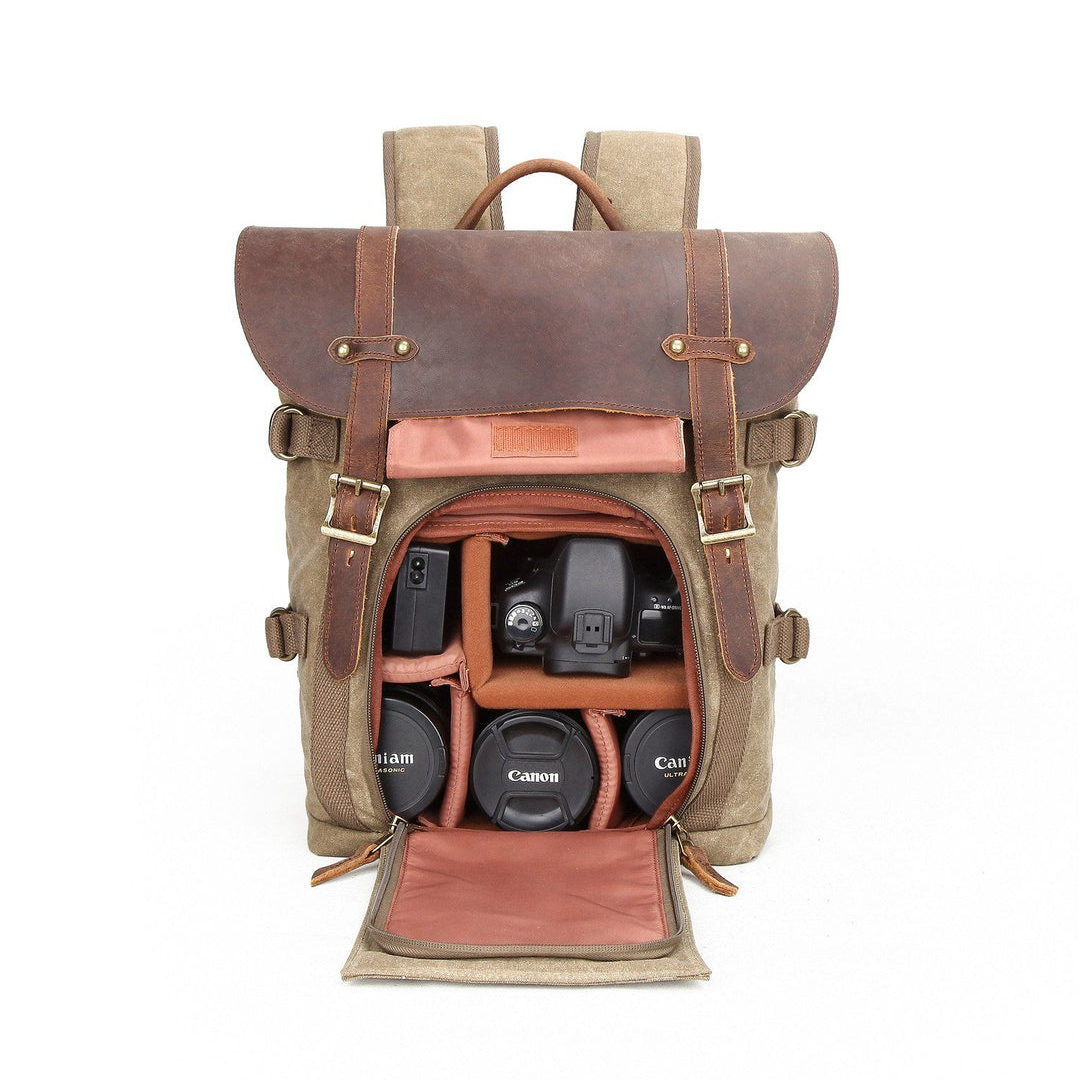 Huxley Vintage Camera Bag - Durable Batik Canvas
