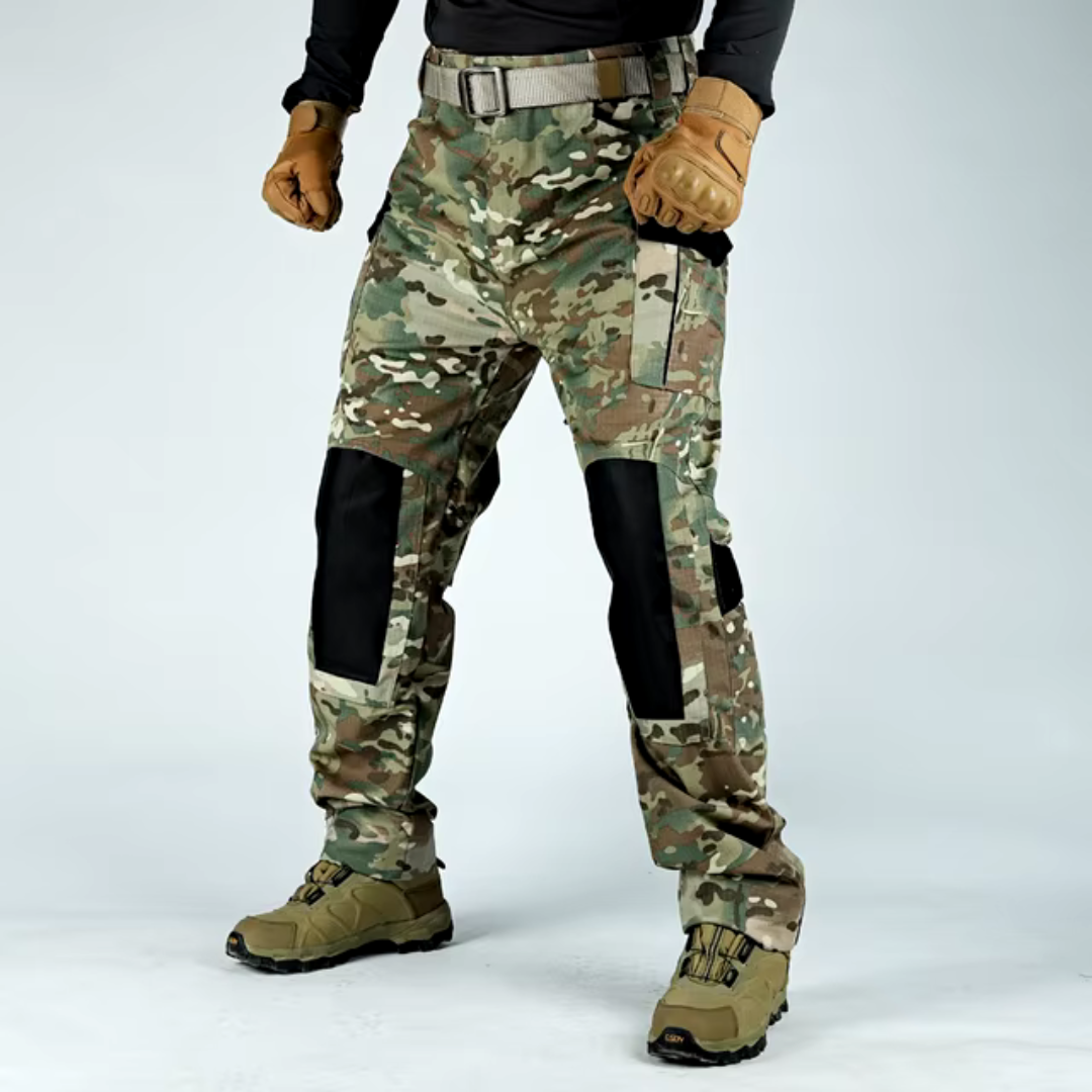 Mykel - Tactical Cargo Pants - Designed for Optimal Mobility Green Camouflage