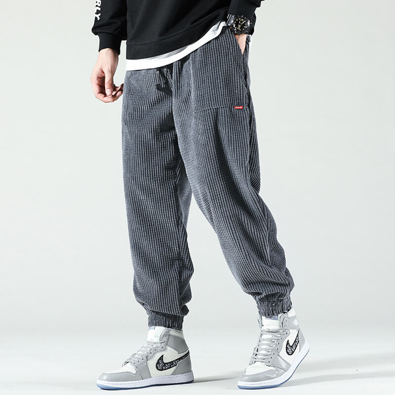 Filip - Corduroy Jeans - Stylish Pants Grey