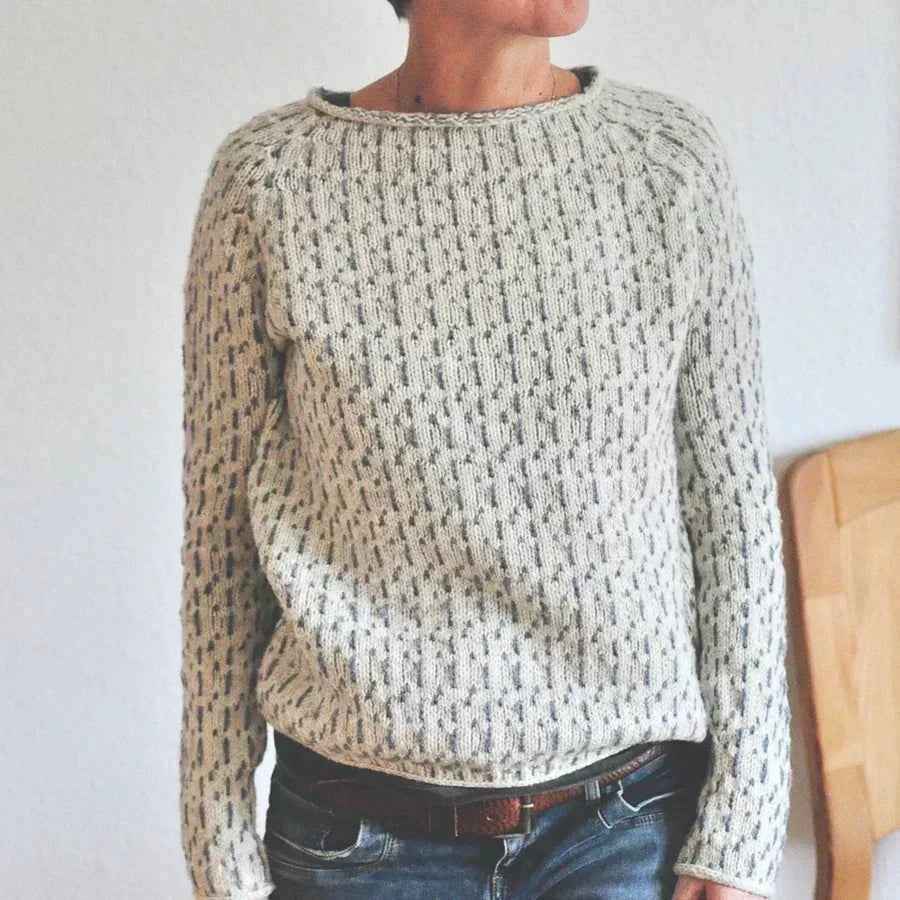 Boat Neck Sweater for Elegant Everyday Wardrobe Essentials