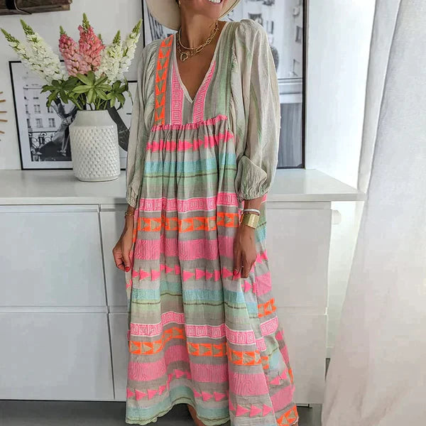 Hermine - Bohemian Summer Dress Grey
