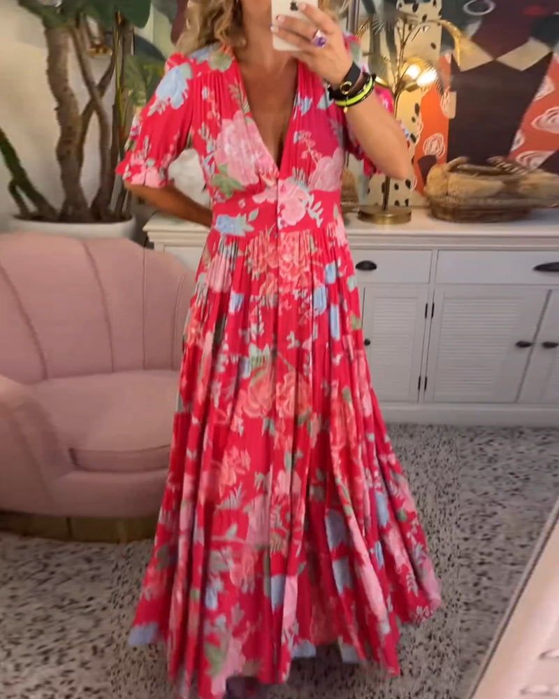 Anni Floral A-Line Dress" can be rephrased as "Anni Floral Print A-Line Dress.