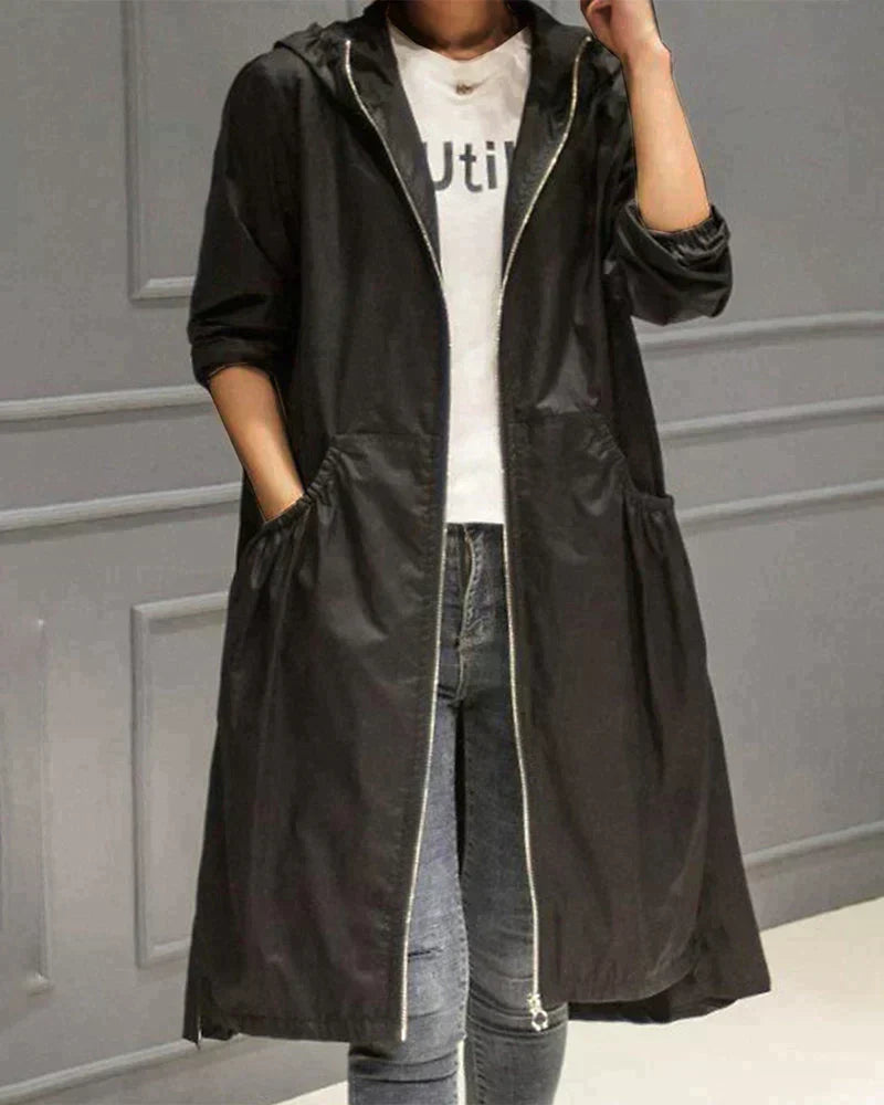Bellerose Lightweight Windbreaker Jacket Black