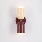 Danish-Style Brilliant Wall Light Red+White