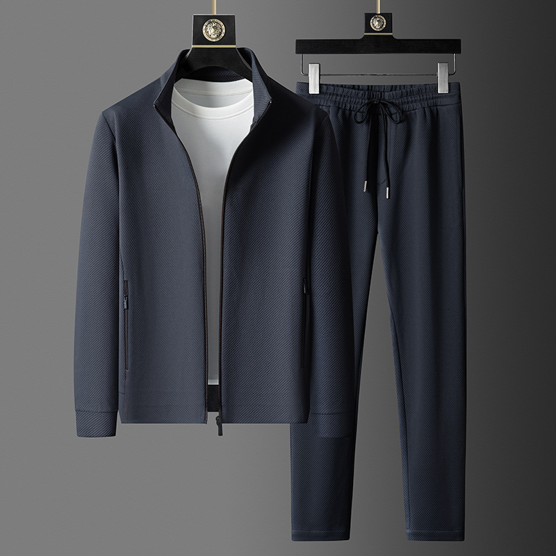 Peeta Athletic Tracksuit Set Dark Grey