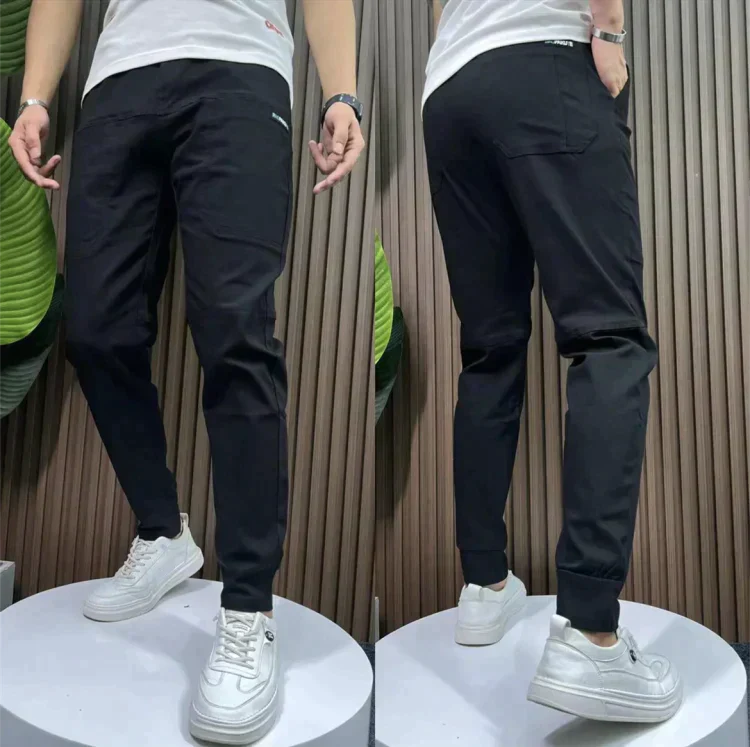 Mads - Stretch Cargo Pants Black