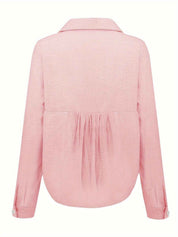 Breathable Linen Long Sleeve Shirt for Everyday Wear