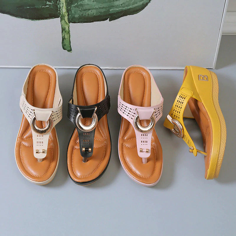 Alberte Elevated Wedge Sandals