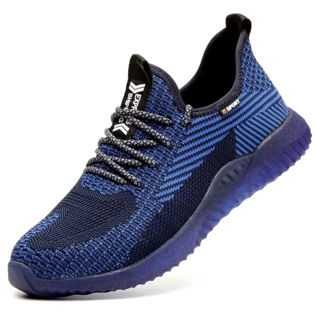 Reid - Lightweight Safety Sneakers with Puncture-Resistant Sole Blue