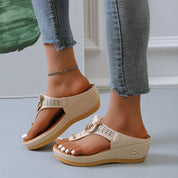 Alberte Elevated Wedge Sandals