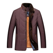 Jesper Men's Winter Jacket Wine Red