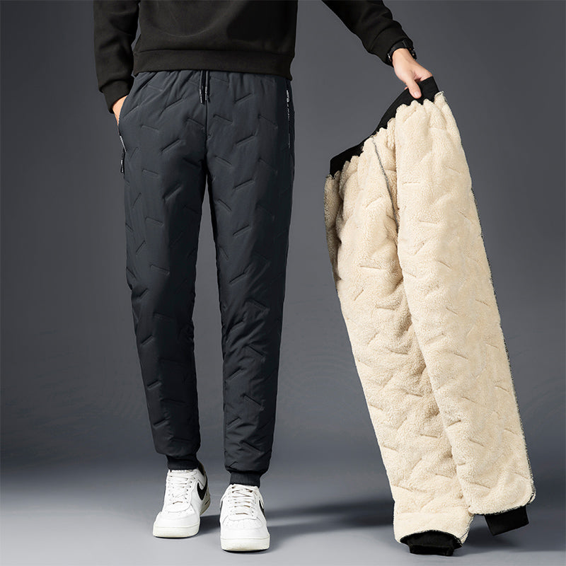 Anders Fleecegefütterte Hose Grey