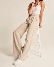 Charmaine Wide-Leg Office Trousers