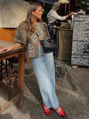 Harriett - Elegant Baggy Fit Peplum Blouse