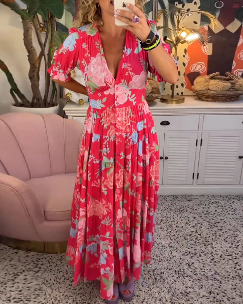 Anni Floral A-Line Dress" can be rephrased as "Anni Floral Print A-Line Dress.